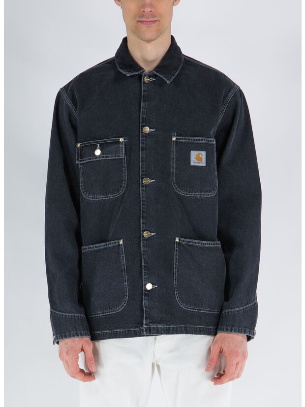 GIUBBOTTO OG CHORE, 8960 BLACK HEAVY STONE WASH, large