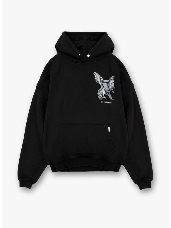 FELPA HOODIE ELEGANCE IN MOTION, 01 JET BLACK, medium