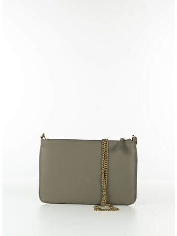 POCHETTE CLASSIC FLAT LOVE SIMPLY, I68Q NOCE/ANTIQUE GOLD, small