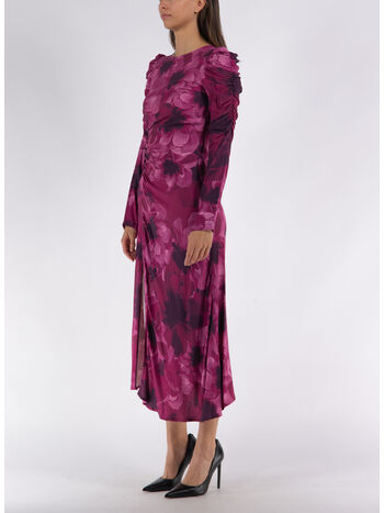 ABITO GIROCOLLO CON DRAPPEGGIO, DALIM PURPLE, small