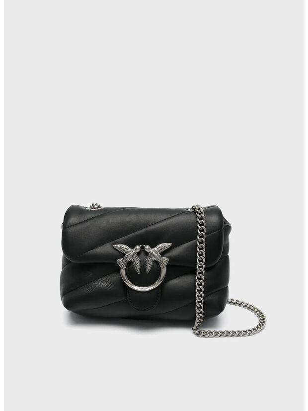 BORSA LOVE PUFF BABY, Z99O NERO-OLD SILVER, large