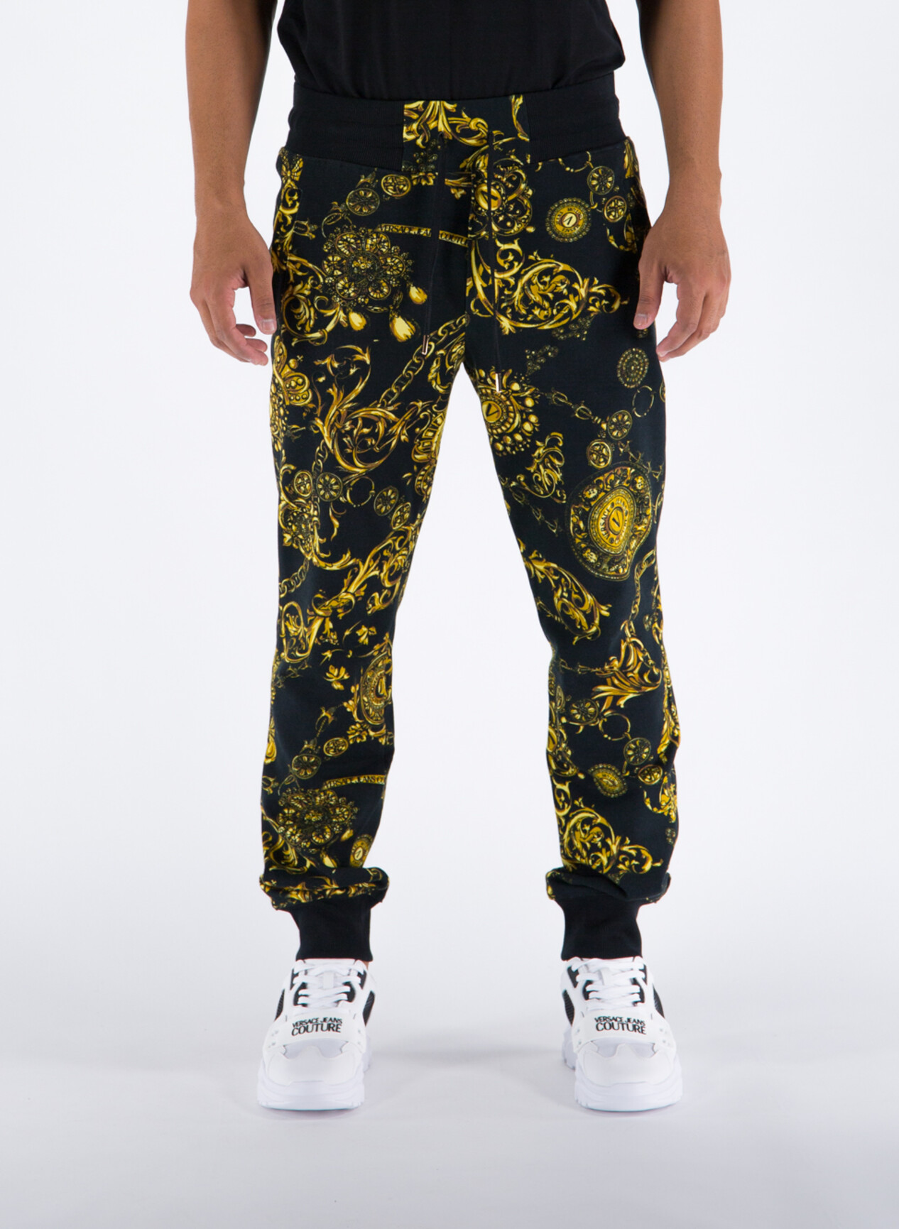 VERSACE JEANS COUTURE PANTALONE SPRINT BIJOUX BAROCCO a419761 110607 Selecteur