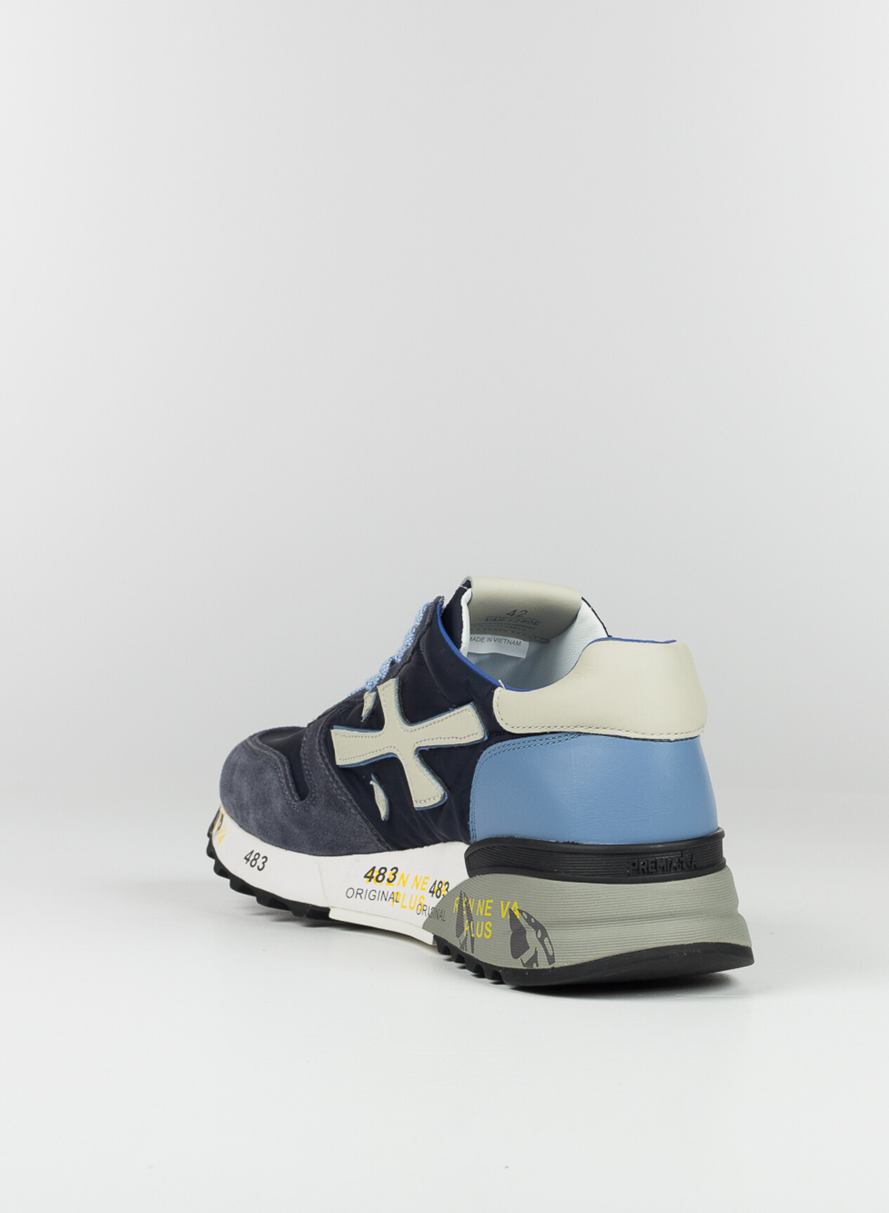 PREMIATA SCARPA MICK 1280 Azzurro, Beige, Blu Uomo | Selecteur