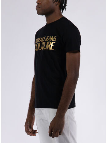 T-SHIRT LOGO V-EMBLEM, G89 BLACK/GOLD, small
