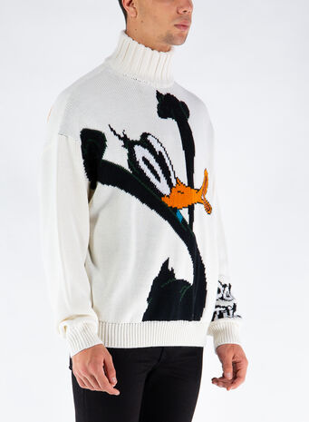 MAGLIONE TURTLENECK, 66DARKWHITE, small