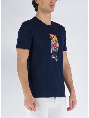 T-SHIRT ORGANIC FILOU, 05 NAVY BLUE, small
