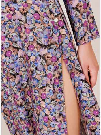 ABITO GIROCOLLO CON SPACCO, MONET PURPLE, small