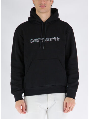 FELPA CON CAPPUCCIO, K02XX BLACK, small