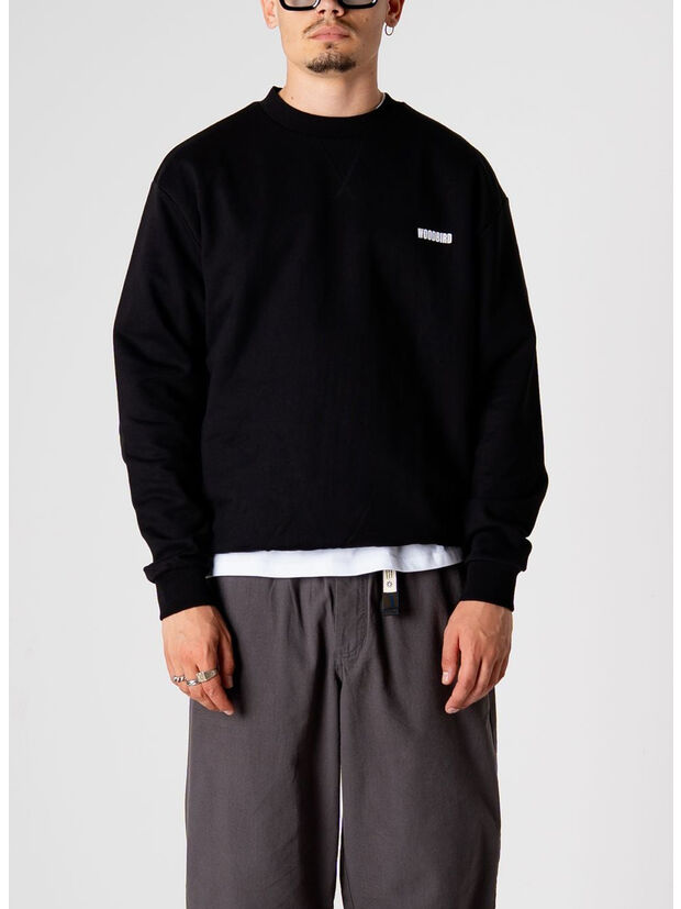 FELPA GIROCOLLO WBCANE MING, BLACK, large
