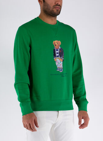 FELPA POLO BEAR, 007CRUISEGREEN, small