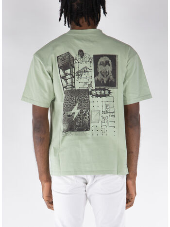 T-SHIRT HAZARDOUS VOLTAGE, 28V.67 DESERT SAGE, small