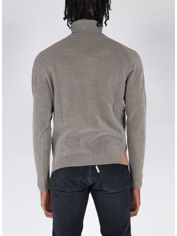 MAGLIONE COLLO ALTO, 84 SABBIA, small