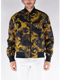 GIACCA BOMBER DOUBLE-FACE WATERCOLOUR COUTURE, G89 BLACK/GOLD, thumb