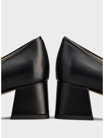 DÉCOLLETÉ KATE IN PELLE, B999 NERO, small