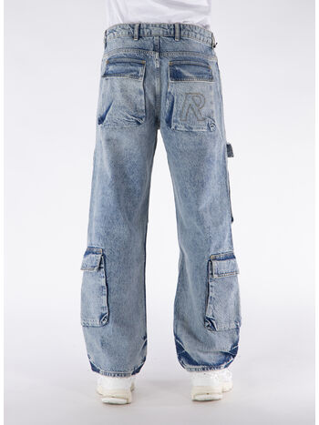 JEANS R3CA CARGO DENIM, 60 BLUE, small