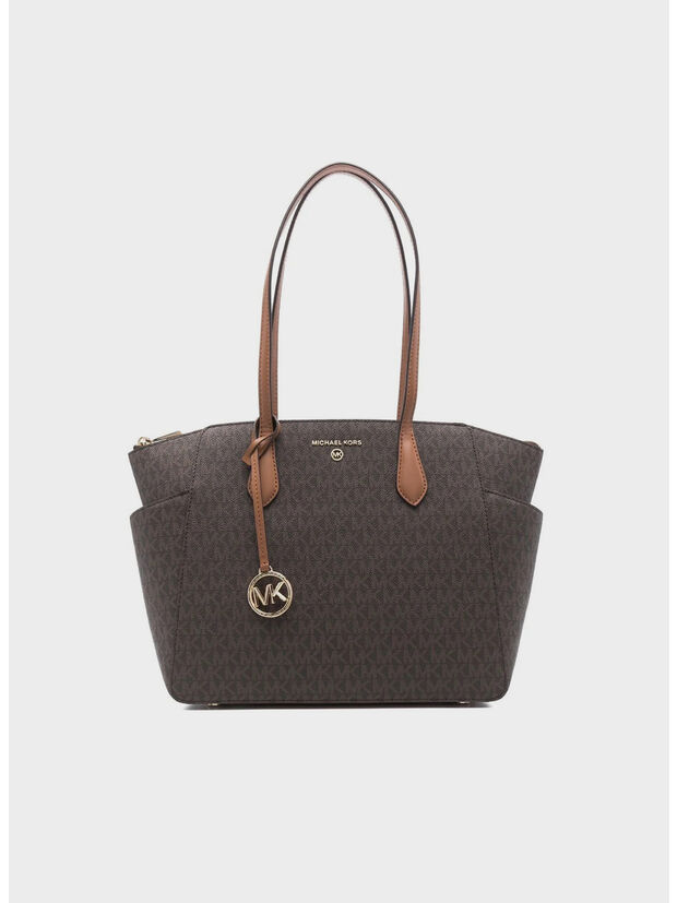 BORSA TOTE MARILYN MEDIA IN PELLE SAFFIANO, , large