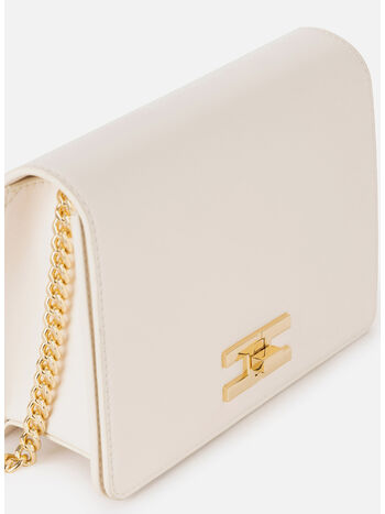 BORSA A TRACOLLA CON LOGO GIRELLO DORATO, 193, small