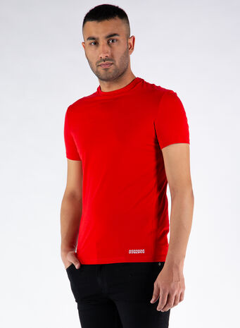 T-SHIRT REVERSE LOGO, 600RED, small
