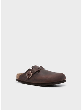 CIABATTA BOSTON OILED LEATHER UNISEX, HABANA, small