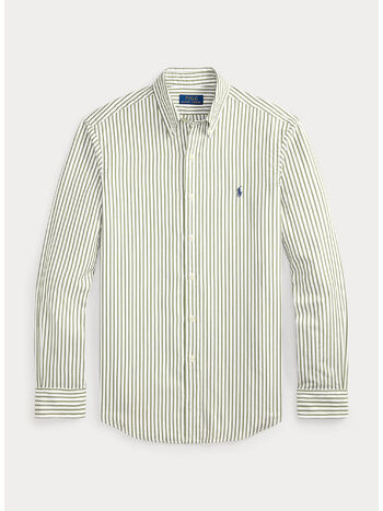 CAMICIA IN POPELINE A RIGHE, 3249F WHITE GARDEN TRAIL, small