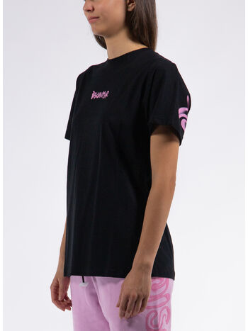 T-SHIRT GRAFFITI, NERO-ST.ROSA, small