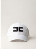 CAPPELLO BASEBALL IN CANVAS CON RICAMO, 360 AVORIO, thumb
