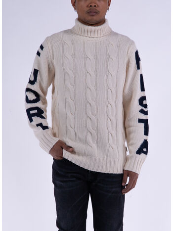 MAGLIONE FISHERMAN FUORI PISTA, 09879E BIANCO, small