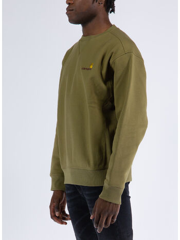 FELPA AMERICAN SCRIPT SWEAT, 1N3XX LARCH, small
