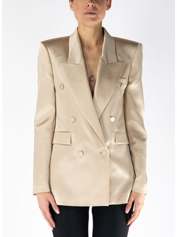 GIACCA BLAZER DOPPIOPETTO, 1332 ECRU, small