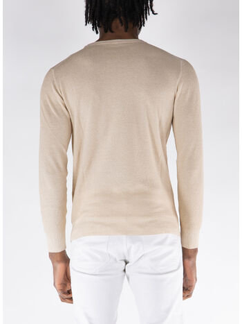 MAGLIONE GIROCOLLO, 27 CREMA, small