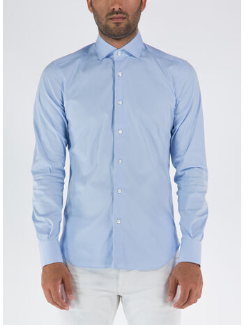 CAMICIA A MANICHE LUNGHE, CELESTE, small