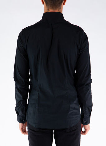CAMICIA IN COTONE BIOLOGICO EXTRA SLIM, 0GN, small