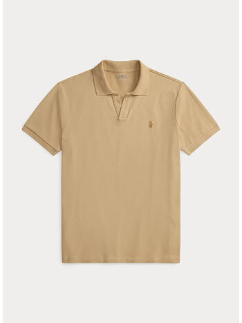 POLO IN PIQU&Eacute; STRETCH CUSTOM, COASTAL BEIGE/C8645, small
