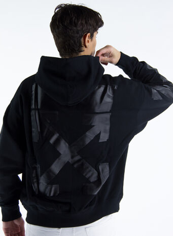FELPA RUBER ARROW SKATE HOODIE, 1010BLACKBLACK, small