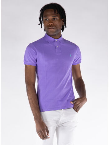 POLO S/S IN MAGLIA, CACTUS PURPLE, small