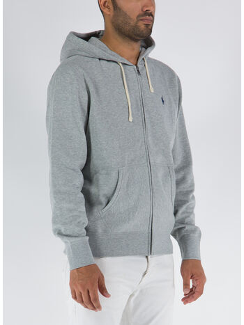 FELPA CON CAPPUCCIO, ANDOVER HEATHER, small