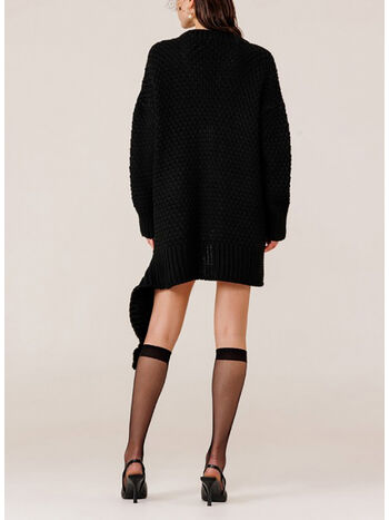 CARDIGAN IN MAGLIA, NERO, small