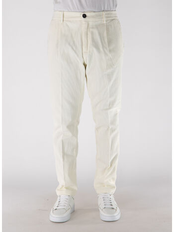 PANTALONE IN VELLUTO MITTE, 101 BURRO, small
