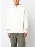 FELPA HOODIE CON LOGO RICAMATO, CLUBHOUSE CREAM, thumb