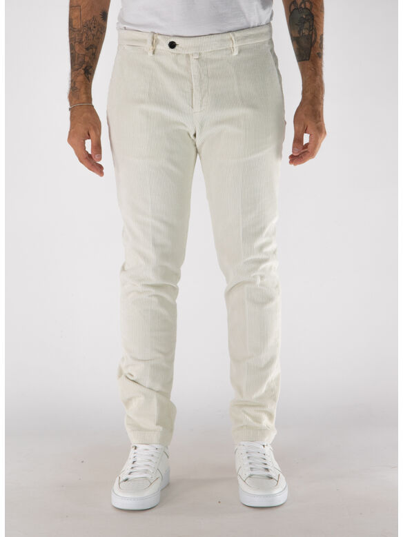 PANTALONE IN VELLUTO A COSTE, 00130, medium