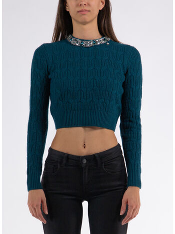 MAGLIA TRICOT, 804 PAVONE, small