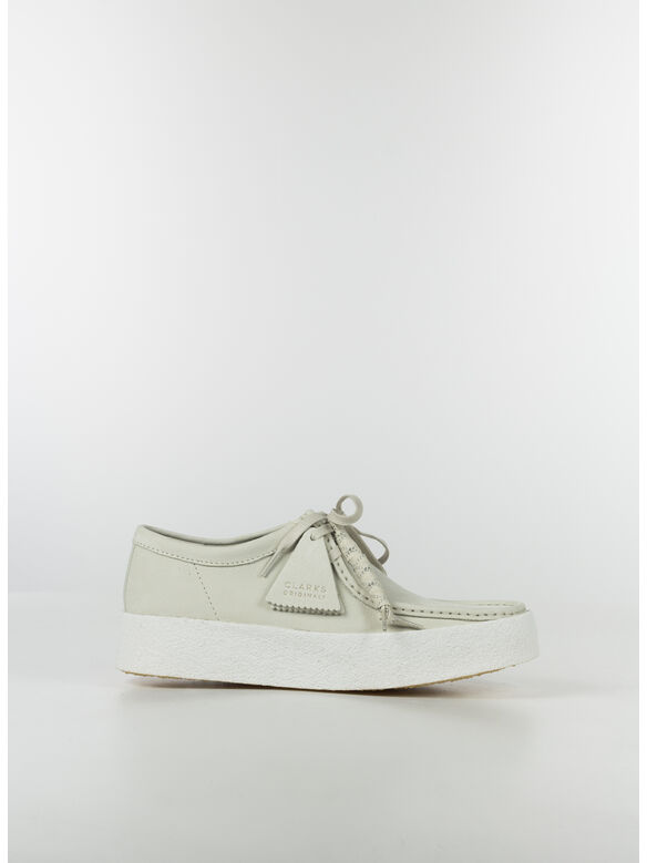 SCARPA WALLABEE CUP NUBUK, WHITE WHITE, medium