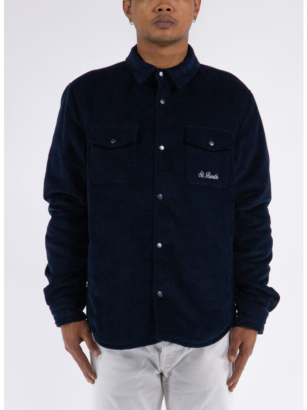 CAMICIA CHALET, 00466E BLUE NAVY, large