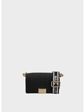 BORSA FLAT WAVE XS, BLG BLACK/LIGHTGOLD, thumb