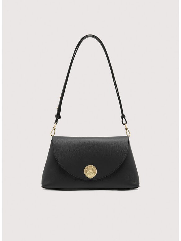 BORSA NIKLA MEDIUM, 613 NOIR/COGNAC, medium