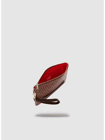 POCHETTE CASHIN CHECKS CROSSOVER CLUTCH, CHECKRED, small