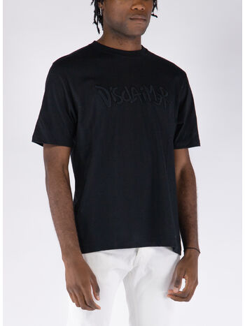T-SHIRT CON RICAMO, NERO, small