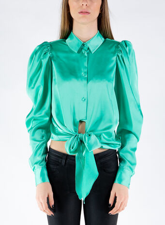 CAMICIA THE BOW, MINT, small