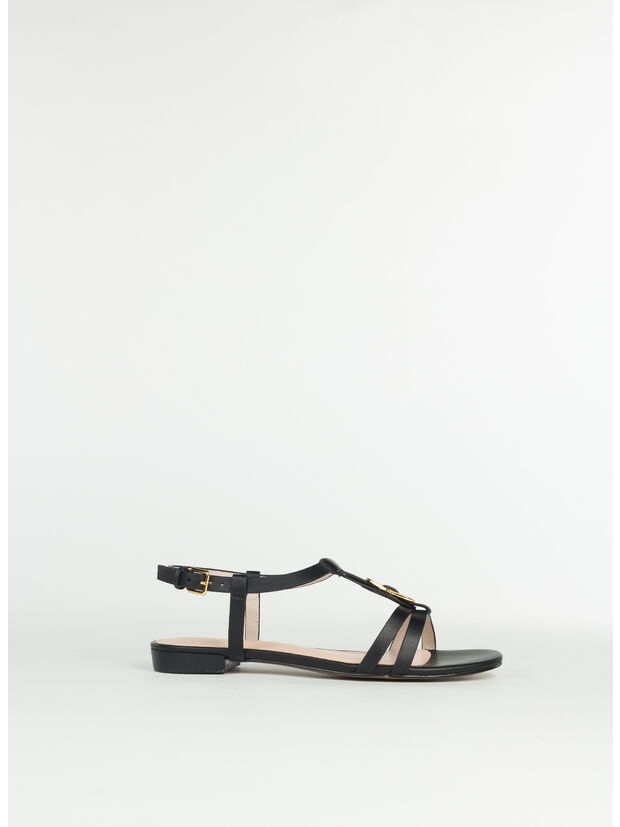 SANDALO CHARA SMOOTH, 001 NOIR, large
