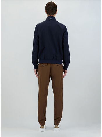 BOMBER IN LAYERS WOOL STORM, 9200 BLU, small